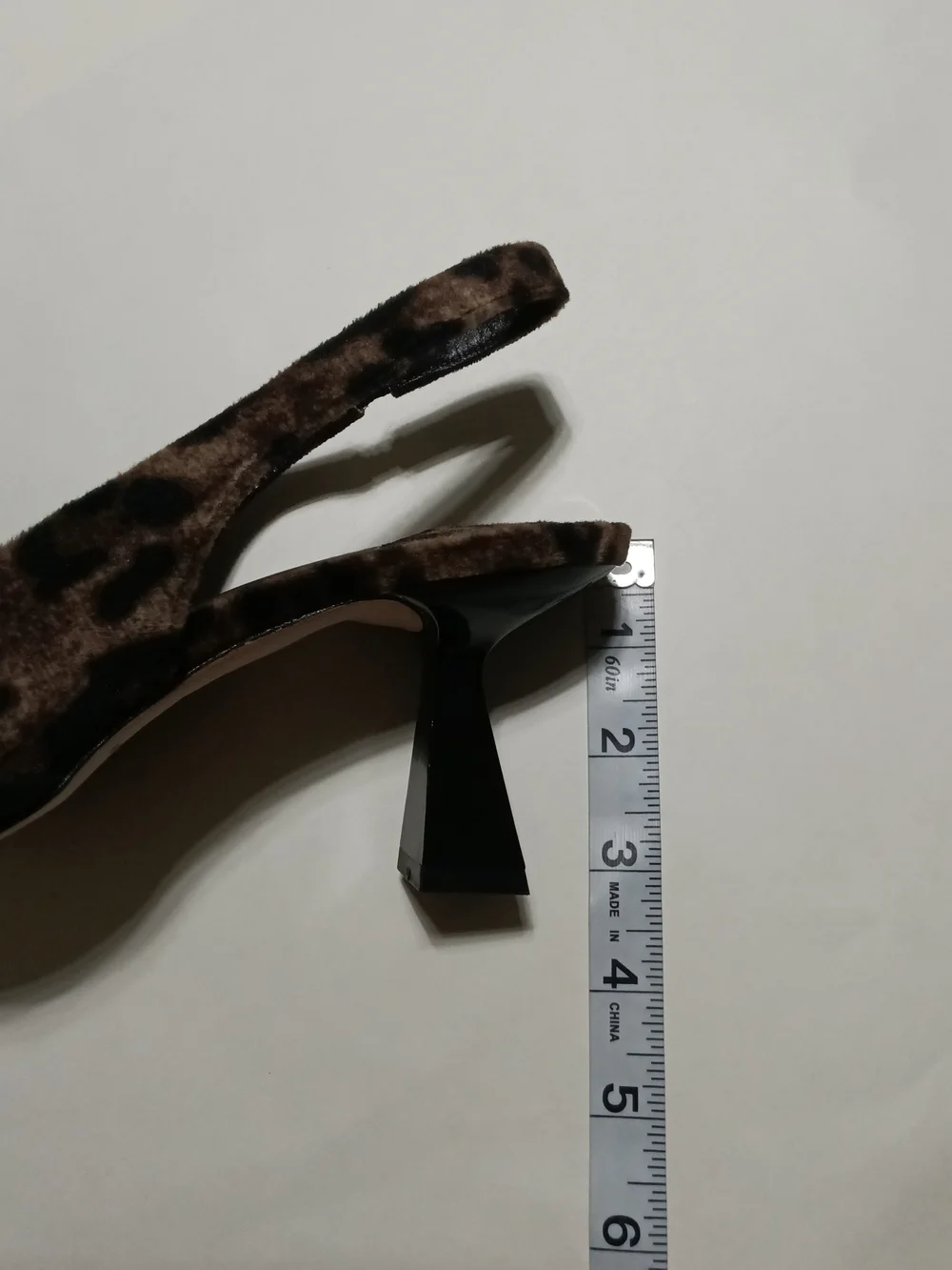 Antonio Melani Lenore Leopard Print Velvet Bow Slingback Pumps Size 7.5